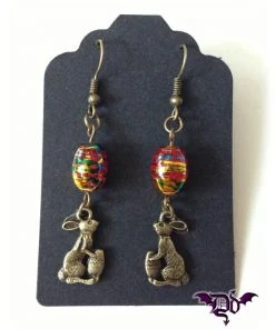 Dragophelion Designs Easter Bunny Earrings