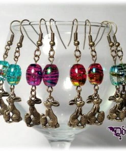 Dragophelion Designs Easter Bunny Earrings