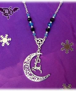 Dragophelion Designs Winter Frost Luna Reindeer Necklace All Jewellery 9 Dragophelion Designs Winter Frost Luna Reindeer Necklace All Jewellery