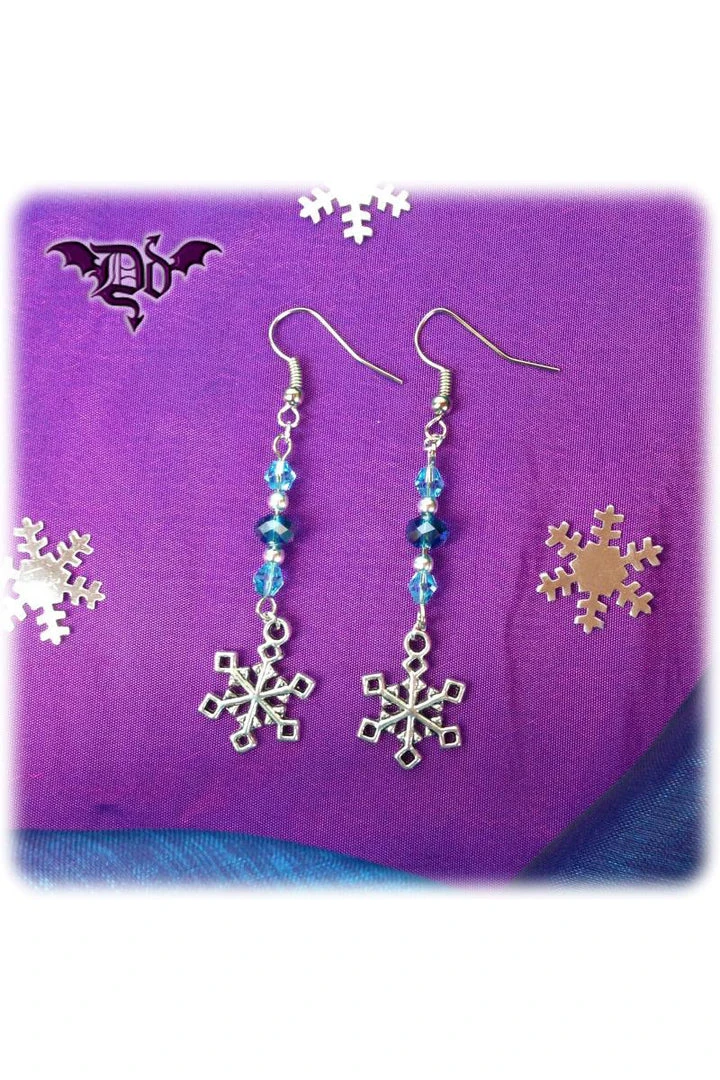 Dragophelion Designs Winter Frost Snowflake Earrings 3 Dragophelion Designs Winter Frost Snowflake Earrings
