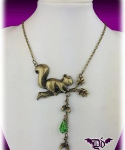 Dragophelion Designs Woodland Creatures Squirrel Necklace All Jewellery