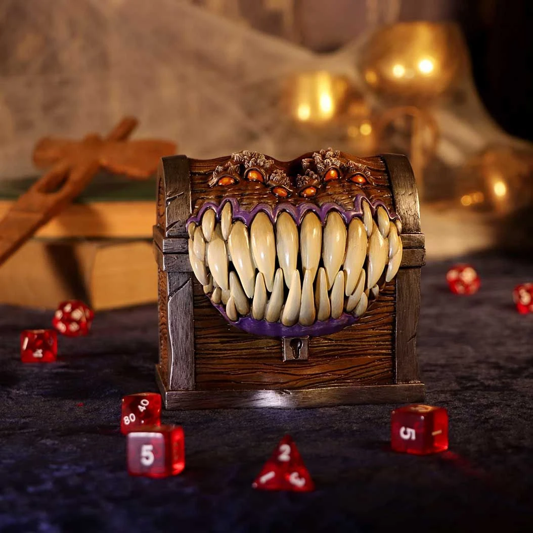 Nemesis Now Dungeons And Dragons Mimic Dice Box All Homeware 10 Nemesis Now Dungeons And Dragons Mimic Dice Box All Homeware