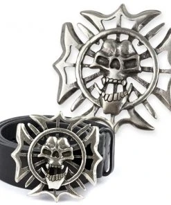Gothic Jewellery Echt EtNox Iron Skull Belt Buckle