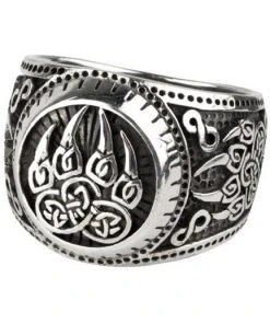 Echt EtNox Bears Paw Ring Sterling Silver Jewellery