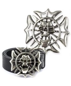 Gothic Jewellery Echt EtNox Iron Skull Belt Buckle