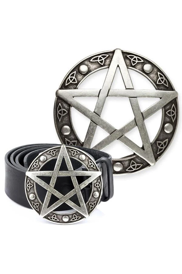 Belts Echt EtNox Pentagram Buckle 3 Belts Echt EtNox Pentagram Buckle