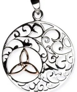 All Jewellery Echt LuxXL Sterling Silver Trinity In Ornament Pendant