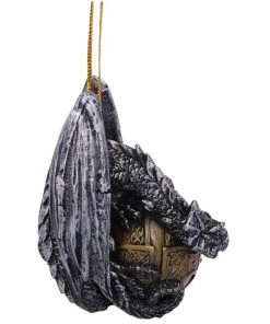Nemesis Now Elden Festive Hanging Dragon Ornament