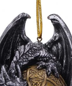 Nemesis Now Elden Festive Hanging Dragon Ornament
