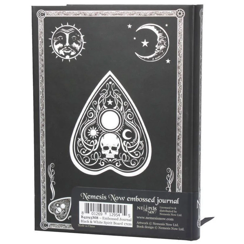 Nemesis Now Embossed Black And White Spirit Board Journal All Homeware 5 Nemesis Now Embossed Black And White Spirit Board Journal All Homeware