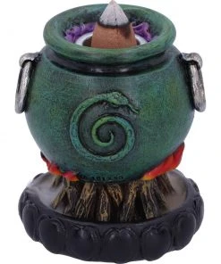 Nemesis Now Emerald Cauldron Backflow Incense Burner All Homeware