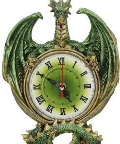 Nemesis Now Emerald Chronology Dragon Clock
