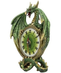 Nemesis Now Emerald Chronology Dragon Clock