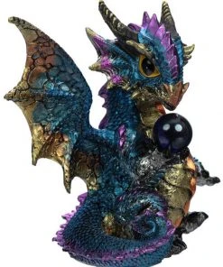 Puckator Enchanted Nightmare Dragon Blue Crystal Soothsayer All Homeware