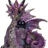 Puckator Enchanted Nightmare Dragon Purple Crystal Soothsayer