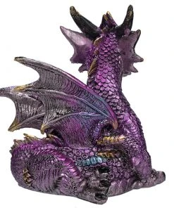Puckator Enchanted Nightmare Dragon Purple Crystal Soothsayer