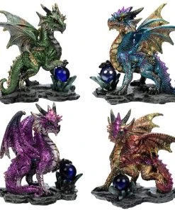 Puckator Enchanted Nightmare Green Dragon Crystal Rock Soothsayer