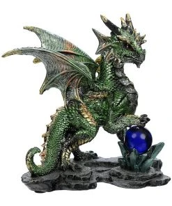 Puckator Enchanted Nightmare Green Dragon Crystal Rock Soothsayer