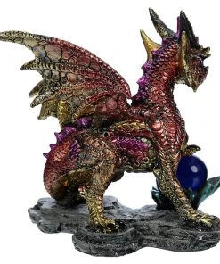 Puckator All Homeware Enchanted Nightmare Red Dragon Crystal Rock Soothsayer