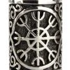 Echt EtNox Aegishjalmur Silver Beard/Hair Bead Viking
