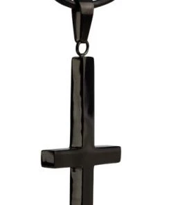 Echt EtNox Inverted Black Cross Pendant All Jewellery