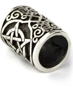 Echt EtNox Pentagram Silver Beard/Hair Bead