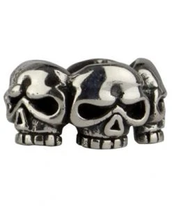 Echt EtNox Skull Silver Beard/Hair Bead