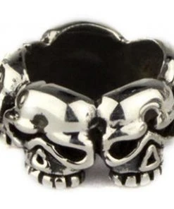 Echt EtNox Skull Silver Beard/Hair Bead