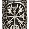 Echt EtNox Vegvisir Silver Beard/Hair Bead Viking