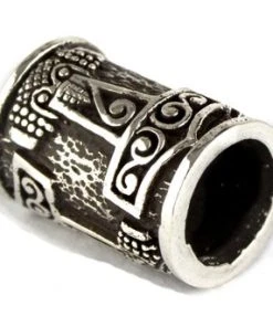 Echt EtNox Hammer Of Thor Silver Beard/Hair Bead Viking