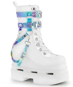 Demonia ETERNAL-115 White Boots All Footwear