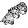 Echt EtNox Armour Finger Ring Gothic Jewellery