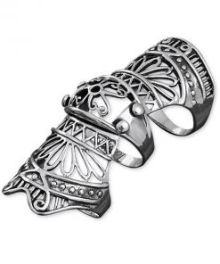 Echt EtNox Armour Finger Ring Gothic Jewellery