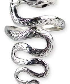 Echt EtNox Big Snake Ring Sterling Silver Gothic Jewellery
