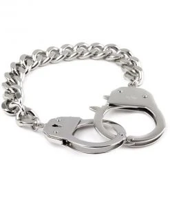 Gothic Jewellery Echt EtNox Chained And Locked Handcuff Bracelet
