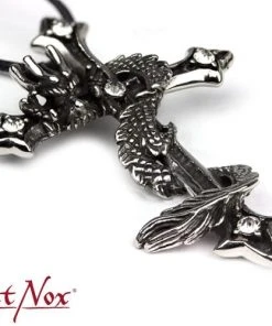 Echt EtNox Dragon Cross Pendant All Jewellery