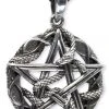 Echt Gothic Jewellery EtNox Snake Pentacle Pendant