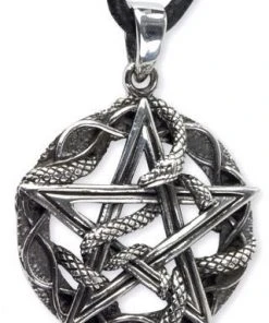 Echt Gothic Jewellery EtNox Snake Pentacle Pendant