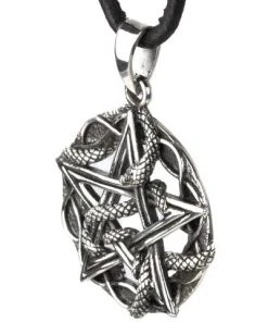 Echt Gothic Jewellery EtNox Snake Pentacle Pendant