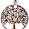 Gothic Jewellery Echt EtNox Tree Of Life Pendant Bronze/Silver