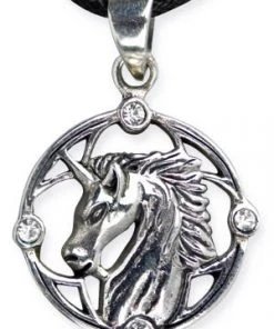 Echt EtNox Unicorn Pendant Sterling Silver Gothic Jewellery