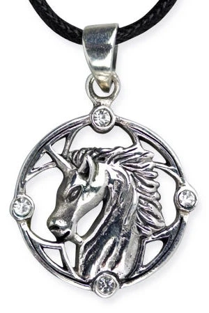 Echt EtNox Unicorn Pendant Sterling Silver Gothic Jewellery 3 Echt EtNox Unicorn Pendant Sterling Silver Gothic Jewellery