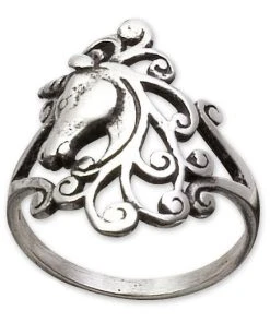 Echt EtNox Unicorn Ring Sterling Silver Gothic Jewellery