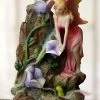 Puckator All Homeware Fairy Flower Garden Waterfall Backflow Incense Burner