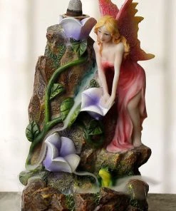 Puckator All Homeware Fairy Flower Garden Waterfall Backflow Incense Burner