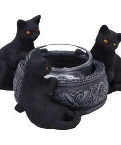 Nemesis Now Familiar Trio Cat Tea Light Holder