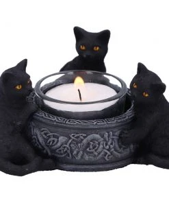 Nemesis Now Familiar Trio Cat Tea Light Holder