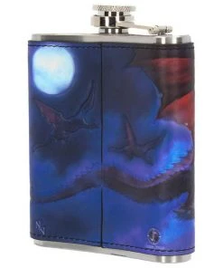 Nemesis Now James Ryman Fire In The Sky Dragon Hip Flask