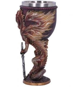 Nemesis Now Dining & Barware Ruth Thompson Flame Blade Dragon Goblet
