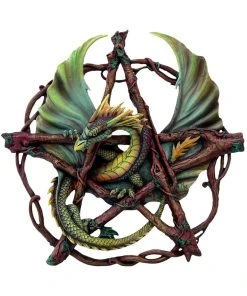 Nemesis Now Forest Pentagram Dragon Wall Plaque